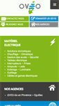 Mobile Screenshot of materielelectrique-oveo.com