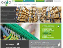 Tablet Screenshot of materielelectrique-oveo.com